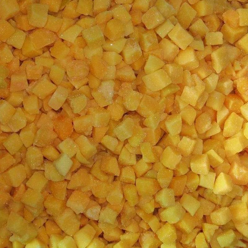 Frozen Yellow Peach Dice